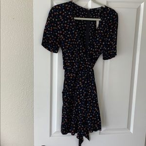 Madewell wrap-front romper size 4 NWT